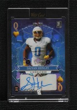 2023 Wild 5 Card Draw Stacked Deck Blue Rainbow Foil 2/2 Daiyan Henley Auto rf2