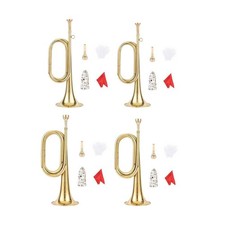 Trumpet Brass Musical Instrument with Carrying Bag Portable Music Instrument