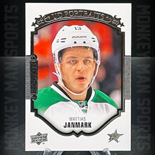 2015-16 UD Series 2 - Mattias Janmark Rookie RC - UD PORTRAITS #P-97 STARS MINT