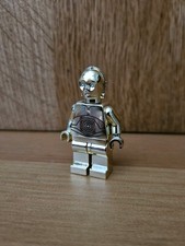 LEGO Chrome Gold Star Wars C-3PO Minifigure Custom