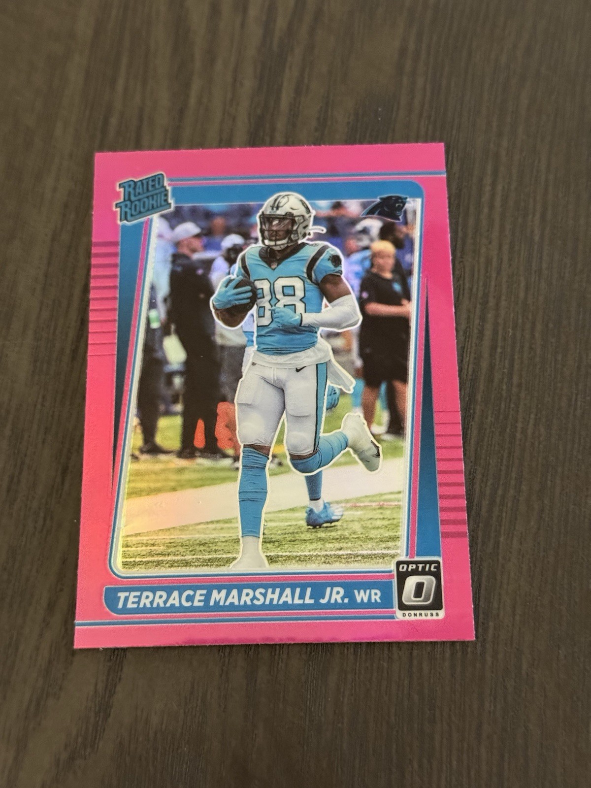 2021 Panini Donruss Optic Rated Rookie Pink Prizm #218 TERRACE MARSHALL Jr RC