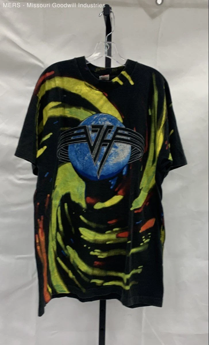 VAN HALEN Monsters Of Rock Vintage 1988 Concert Tour Tshirt Large Original LA