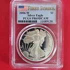 2006-W American Silver Eagle Proof PCGS PR69 1 oz .999 Silver First Strike