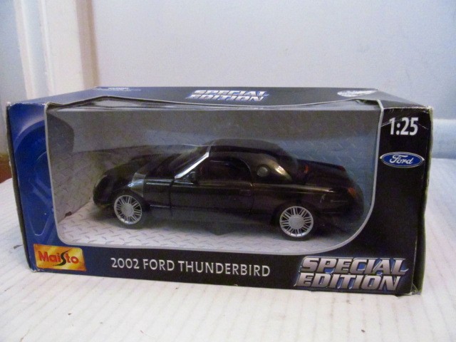 Maisto 2002 Ford Thunderbird Diecast Model Sold At Auction: Maisto