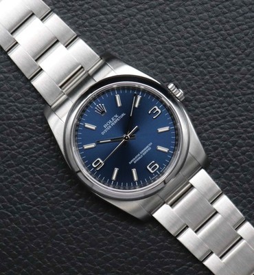 Rolex Oyster Perpetual 116000 Blue Explorer Dial 2009 - 2 Jahre Garantie