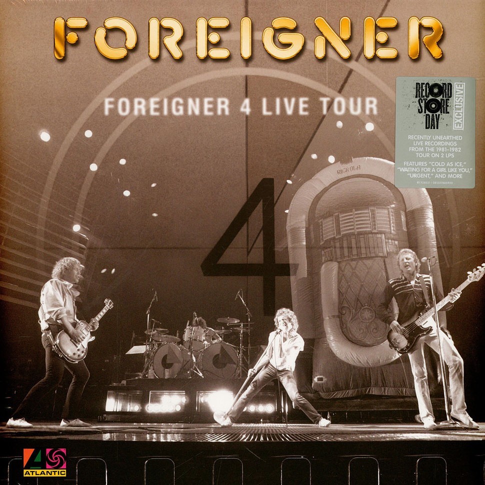 FOREIGNER Foreigner 4 Live Tour Vinyl LP x2 RSD 2026 NEW & SEALED