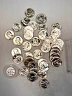 1959P WASHINGTON QUARTER 90% SILVER CH. BU BRILL UNC 40 COIN ROLL TYPE B REVERSE