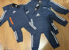 Adidas Toddler Tracksuit 2-Piece Set, Hoodie/Pants, Size 2T, 3T,  4T, NEW W TAG