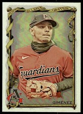 Andrés Giménez 2023 Allen & Ginter #116 Silver Portrait Guardians Baseball