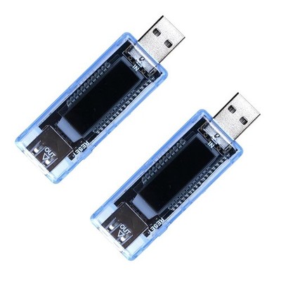 KWS-V20 USB Amperemeter Voltmeter LCD Display 2 Stück 3V 9V 0A 3A Leistungstest
