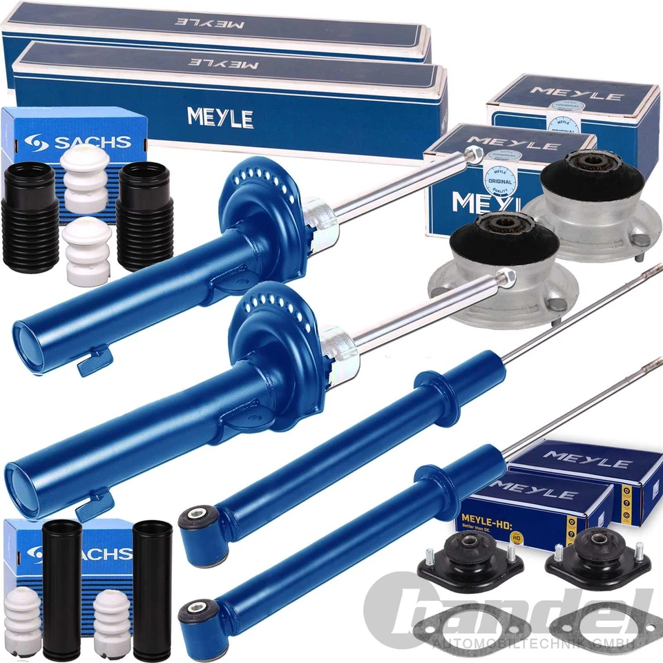 4x MEYLE Amortisseurs À Gaz Avec Coupelles Domlager 10mm Pour BMW E46 M-Paket - Photo 1/1