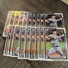 2024 Bowman Chrome 1st Prospect Carson Whisenhunt Lot of 19 Cards SF Giants