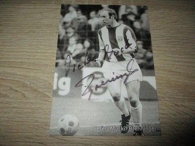 Dieter Mucki Brenninger FC Bayern Original Autogramm Autogrammkarte