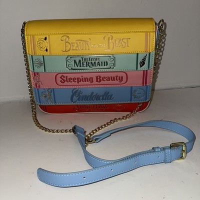 Loungefly Disney Princess Books Crossbody Bag Snow White Cinderella