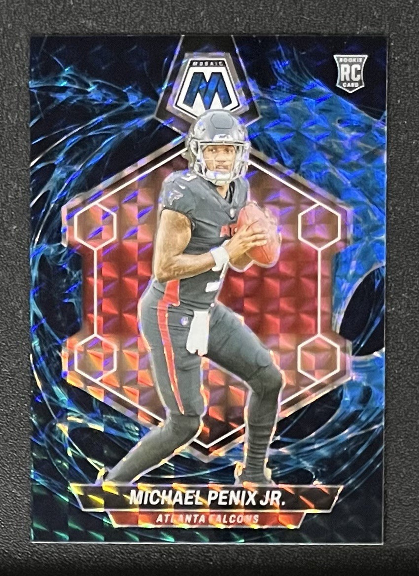 2024 Panini Mosaic Michael Penix Jr. #308 GENESIS Mosaic Prizm SP Rookie Falcons