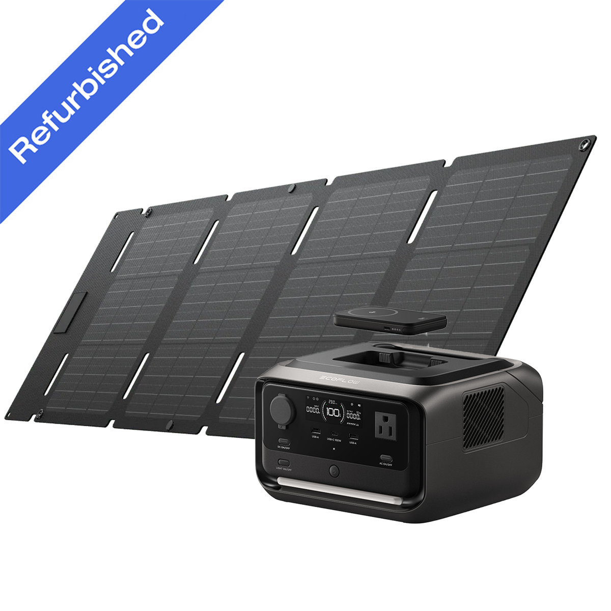 EcoFlow River 3 Plus 286Wh Wireless Boost Combo & 45W Solar Panel Kit for  Travel | eBay