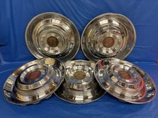 Vintage Set Of 5 195455 Cadillac 15 Hubcaps