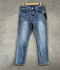 True Religion Geno Relaxed Slim Fit Straight Leg Denim Jeans 32 X 32 Men's Blue