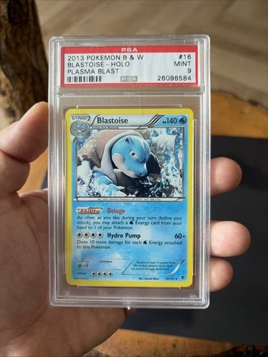 2013 Pokemon Black & White Plasma Blast Holo Blastoise #16 PSA 9