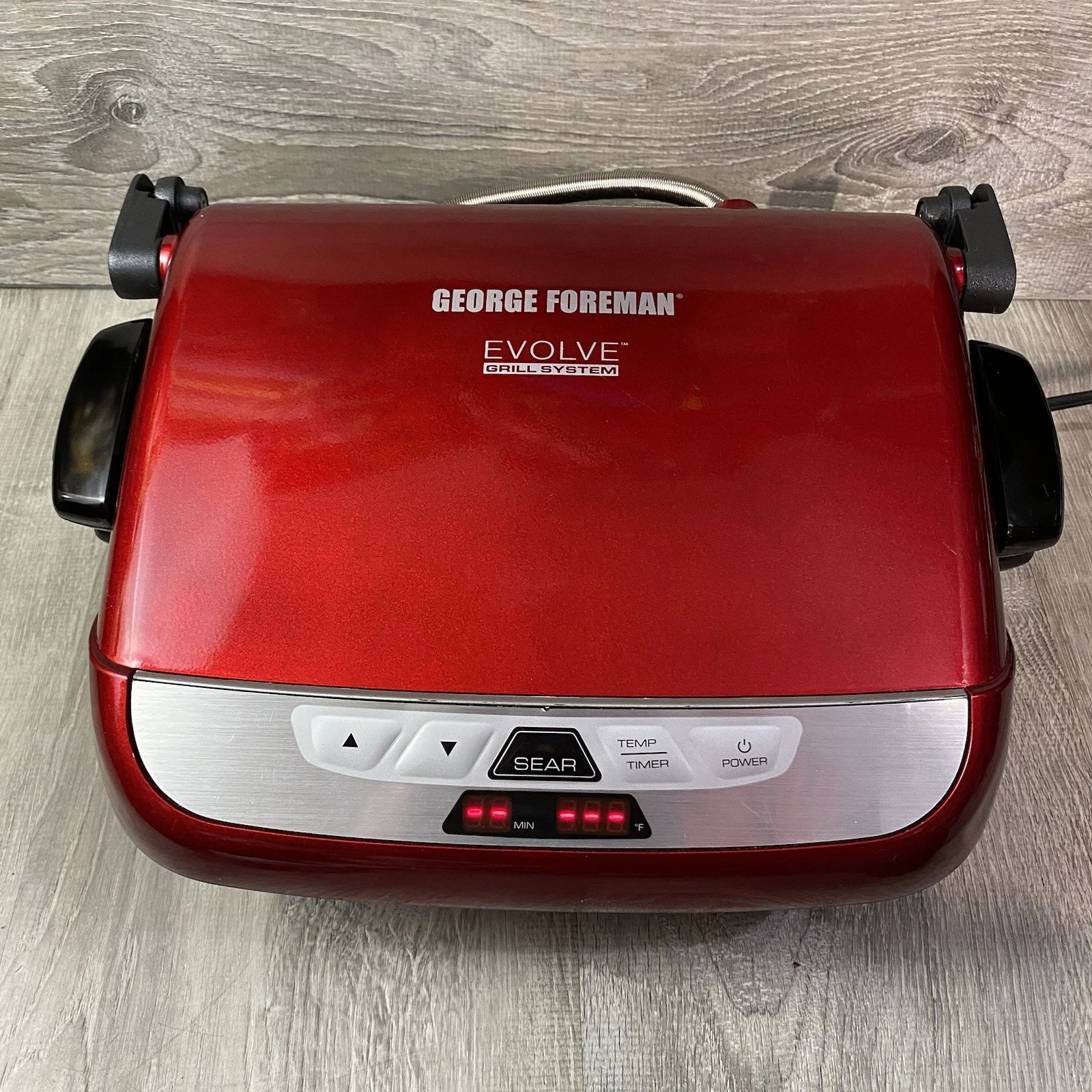 George Foreman EVOLVE RED Grill System GRP4842Rb with Waffle Plates🔥🔥🔥