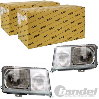2x TYC H3 H4 SCHEINWERFER LINKS+RECHTS für MERCEDES W124 C124 BIS 08.1989