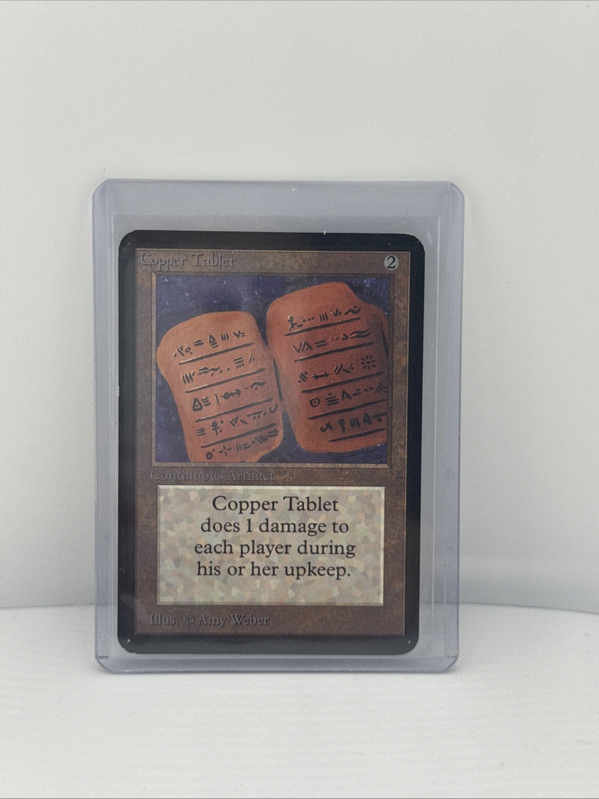 Magic the Gathering MTG Alpha Copper Tablet - Near Mint