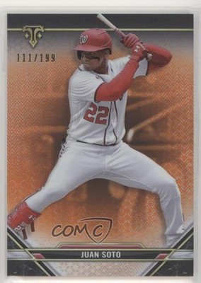 2021 Topps Triple Threads Amber 111/199 Juan Soto #59 0g27