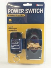 Weatherproof Outdoor Outlet Switch 32555WD Wireless Remote Control Plug
