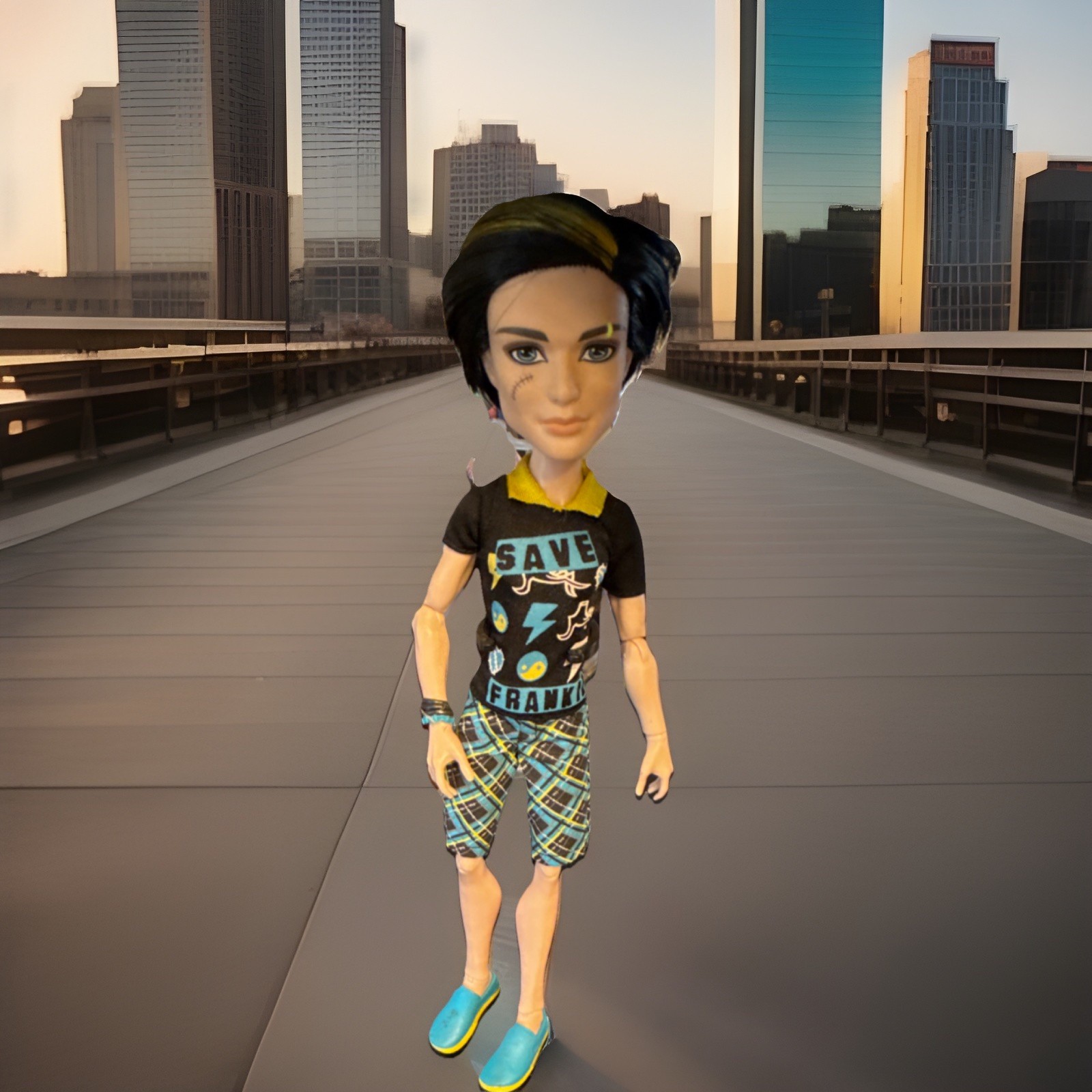 Monster High Jackson Jekyll Fashion Doll Black Hair Outfit Shoes Articulated