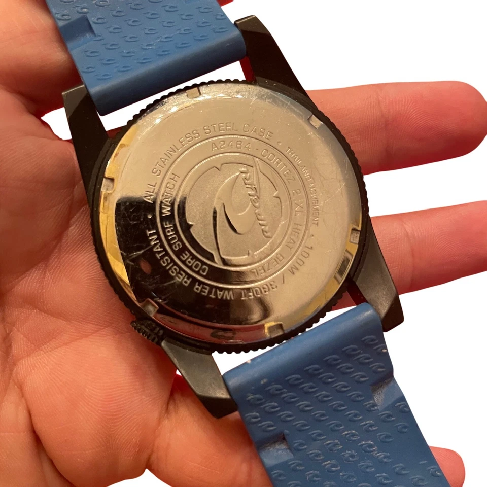 Reloj de Surf Rip Curl Cortez Banda de Goma Azul Resistente al Agua 100m Analógico leer descripción Foto 4 de 4