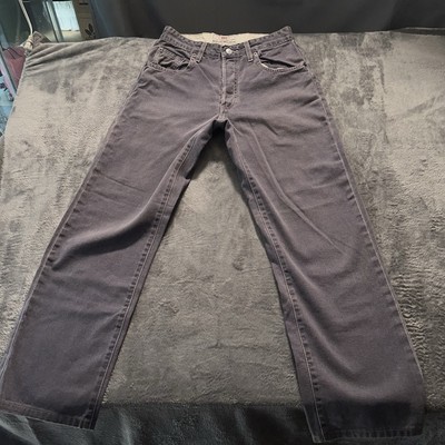 Vintage Levi’s 401 Jeans Men’s 28x29 Made in Israel Gray Straight Fit Denim  90s