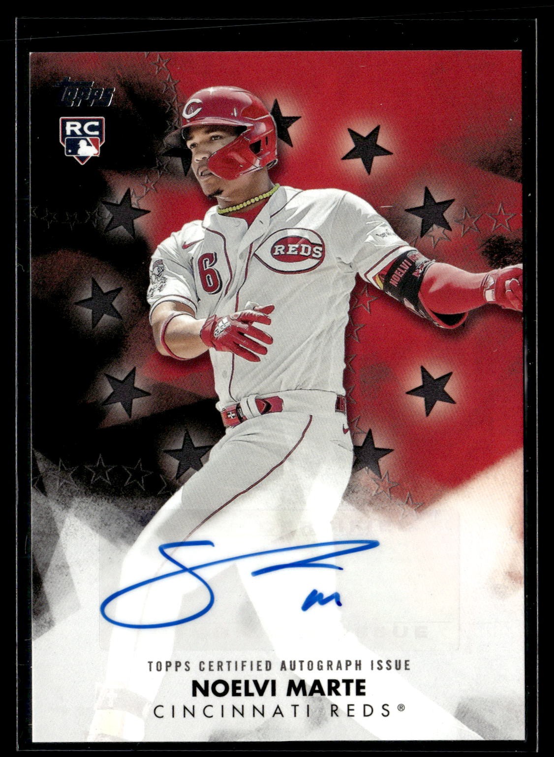2024 Topps Update #BSA2-NM Noelvi Marte Baseball Stars Autographs Black #/199