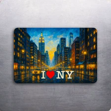 3x2 "I Love New York" NY NYC State Refrigerator Magnet (D.Romeo)