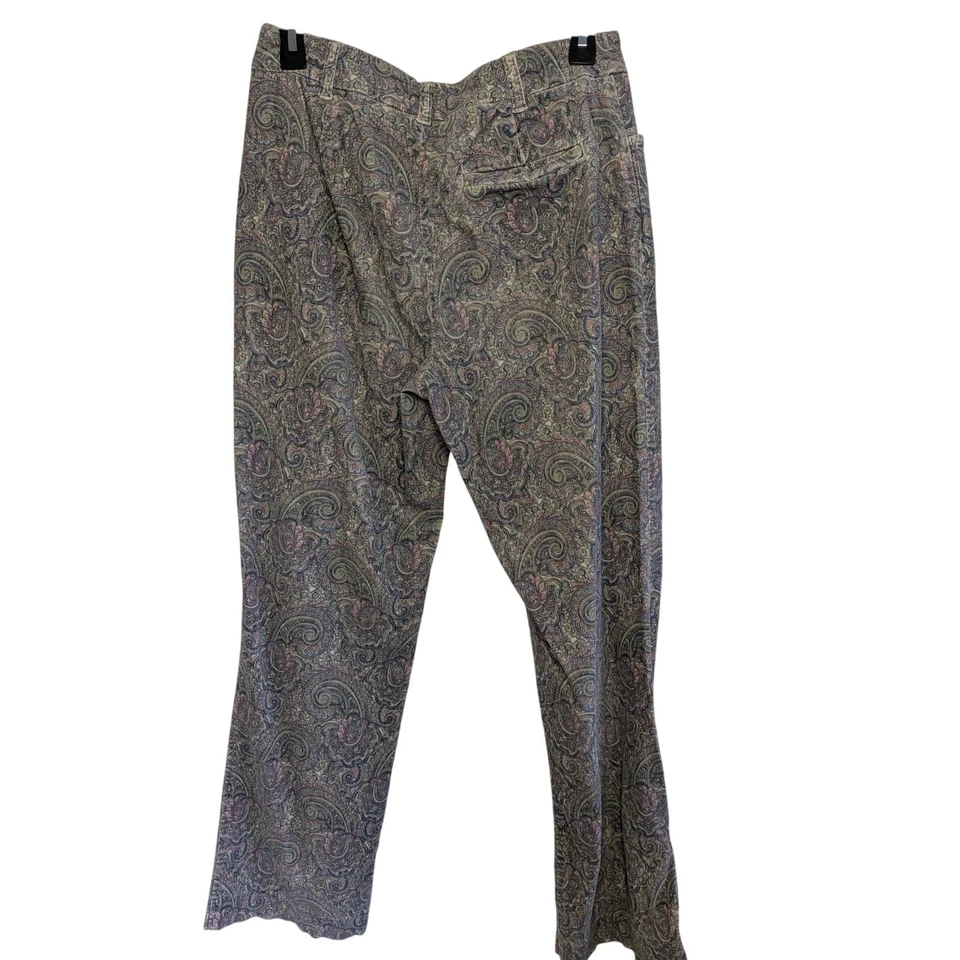 Pantalones de pana vintage de mujer Jones NY Country paisley talla 4 Foto 2 de 4