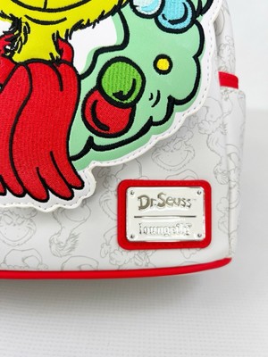 Loungefly Dr Seuss The Grinch Wreath & Max Faux Leather Mini  display picture 1