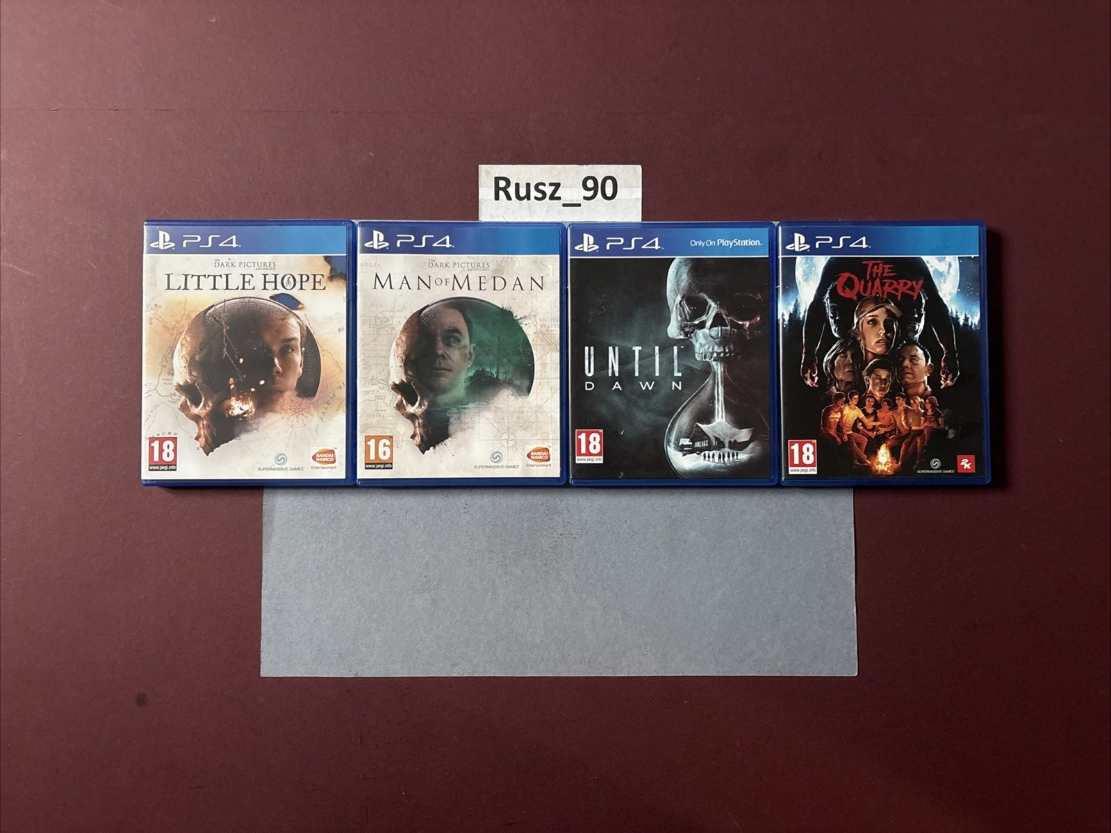 x4 PS4 Horror/Mystery Games Bundle/Joblot PEGI 18 UK PAL IN EXC COND