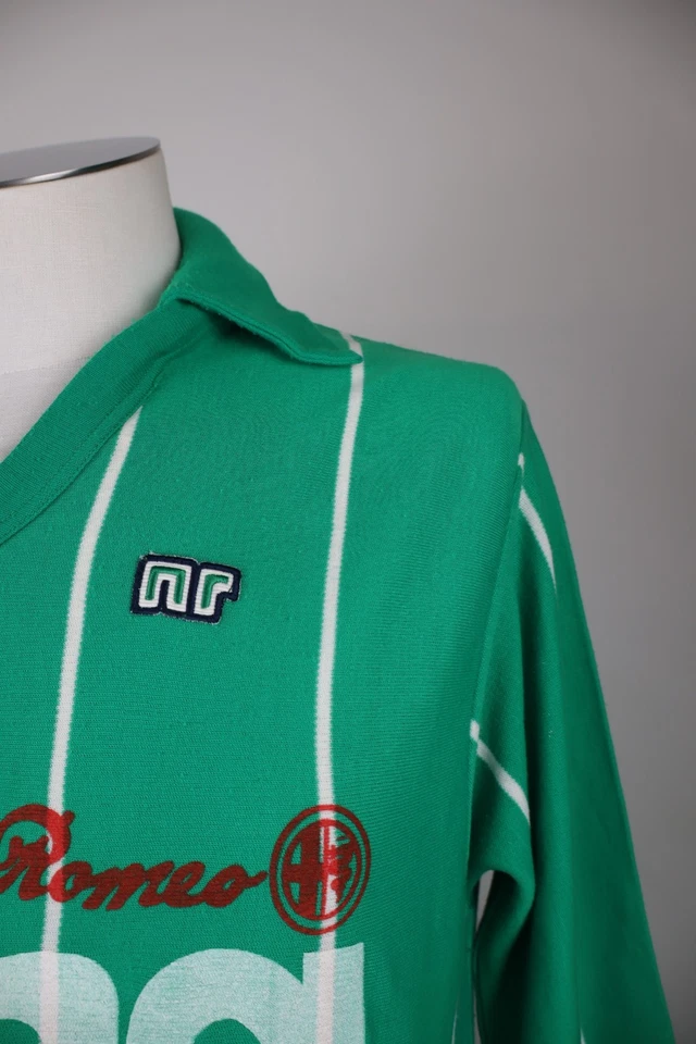 ENNERRE NR MAGLIA N 8 CALCIO UOMO Tg XL SOCCER JERSEY VINTAGE LANETTA TRIKOT - Immagine 2 di 4