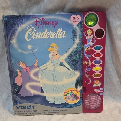 VTech Disney Princess Cinderella Read'n Learn Storybook Talking Book WORKS!