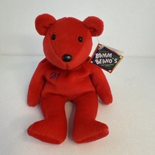 Bamm Beanos Sammy Sosa 21 Chicago Cubs 1998 Red Salvino Plush Bear Vintage