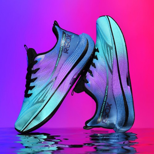 Moda Hombres Zapatos Atléticos Ligeros Zapatos para Correr Antideslizantes Goma Tenis - Imagen 4 de 53