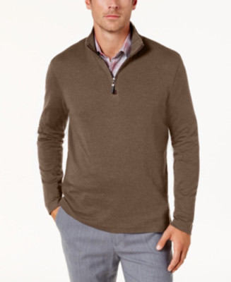 Tasso Elba Coyote Heather Brown Men's 