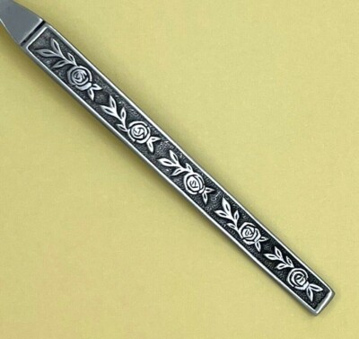 INTERPUR MEXICALY ROSE STAINLESS FLATWARE BLACK ACCENT SINGLES & GROUPS - CHOICE