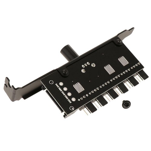 12V SATA PCI Cooler Cooling Fan Speed Controller for PC Desktop Computer - Afbeelding 2 van 7