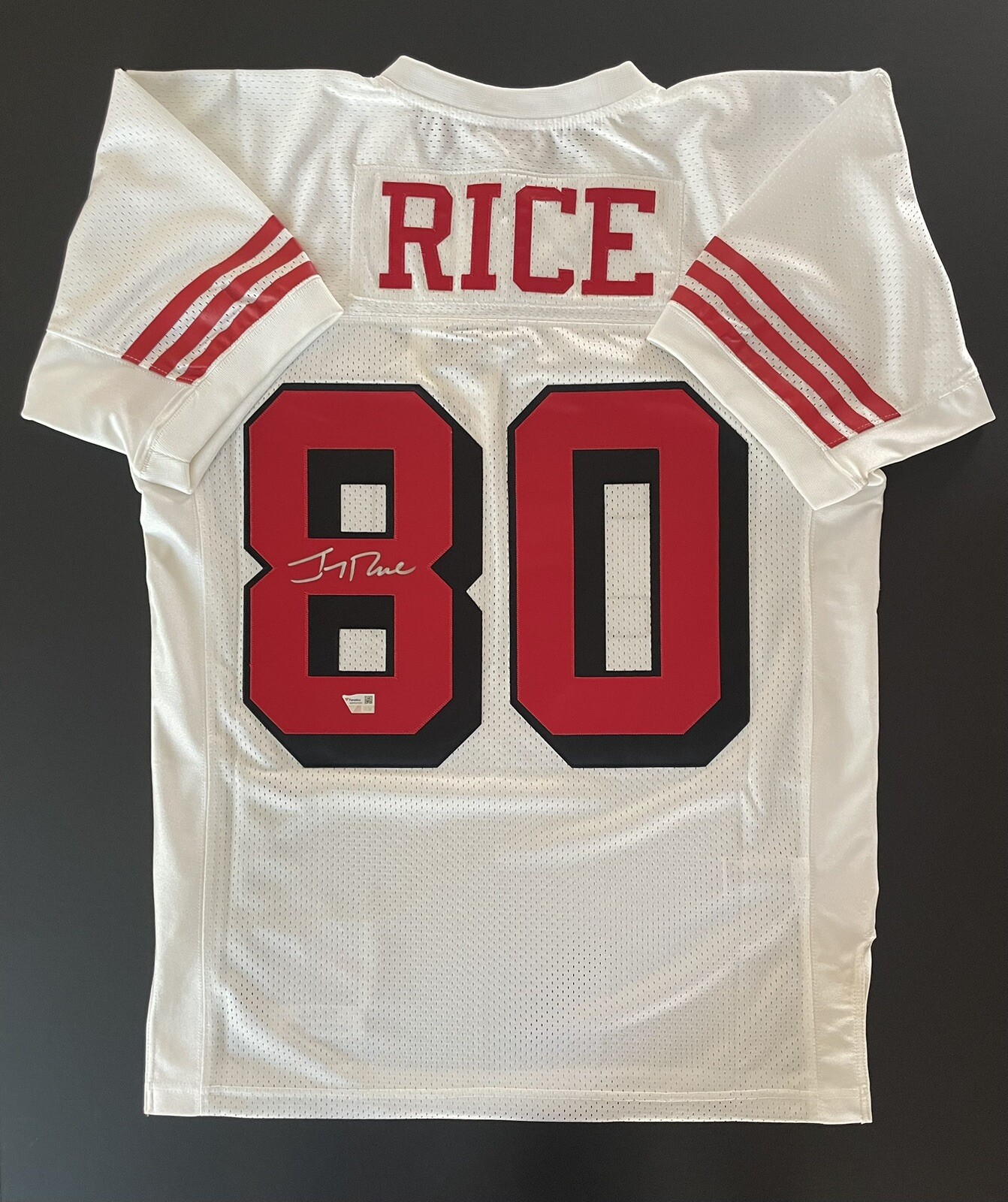 Jerry Rice Signed Autographed San Francisco 49ers M&N Authentic