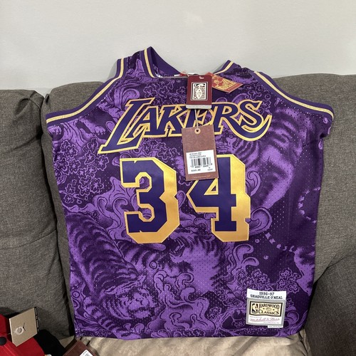MITCHELL&NESS LOS ANGELES LAKERS SHAQUILLE ONEAL #34 NBA TRIKOT HERREN GR. MEDIUM - Bild 1 von 4