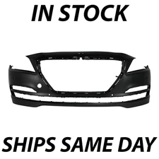 NEW Primered - Front Bumper Cover for 2015 2016 Hyundai Genesis Sedan w/ Park