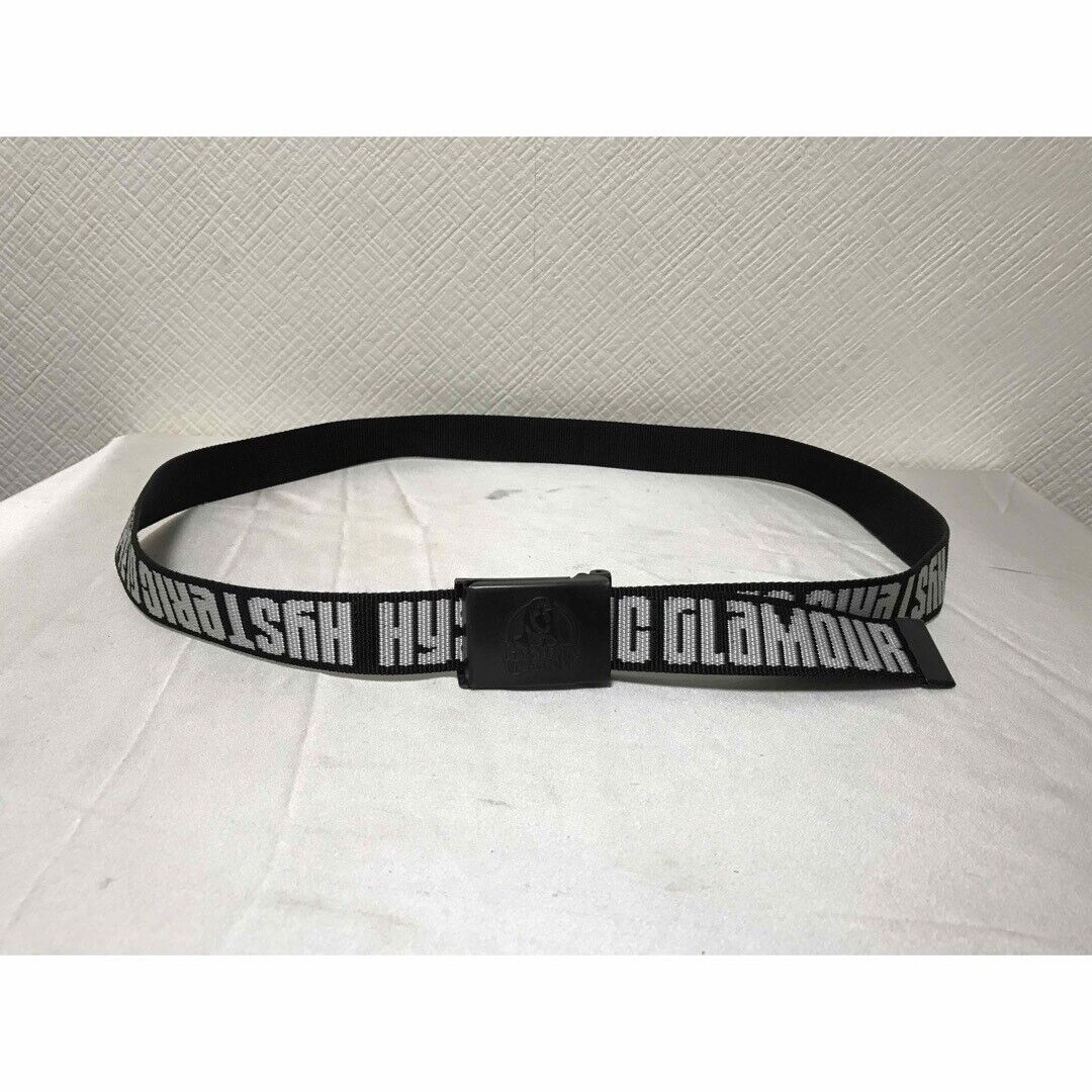 Hysteric Glamour Logo Print Belt Black | eBay Hysteric Glamour Logo Print Belt Black | eBay