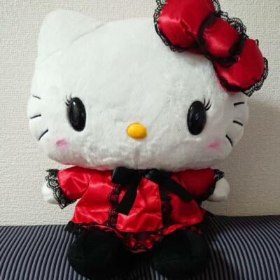 Sanrio Hello Kitty Mega Jumbo Gothic Parade Red Dress Big Plush