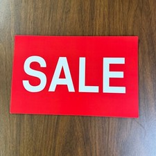 Sale Price Signs for Retail Displays-11"w x 7"H- 10 pieces