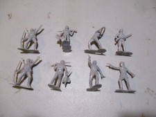 Marx plastic 54mm Boonesboro Pioneers in light gray